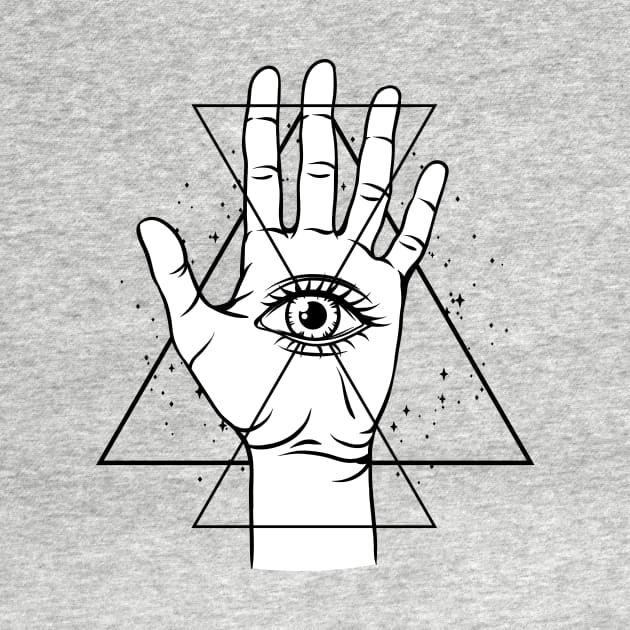 Hand With All Seeing Eye by NewWorldIsHere